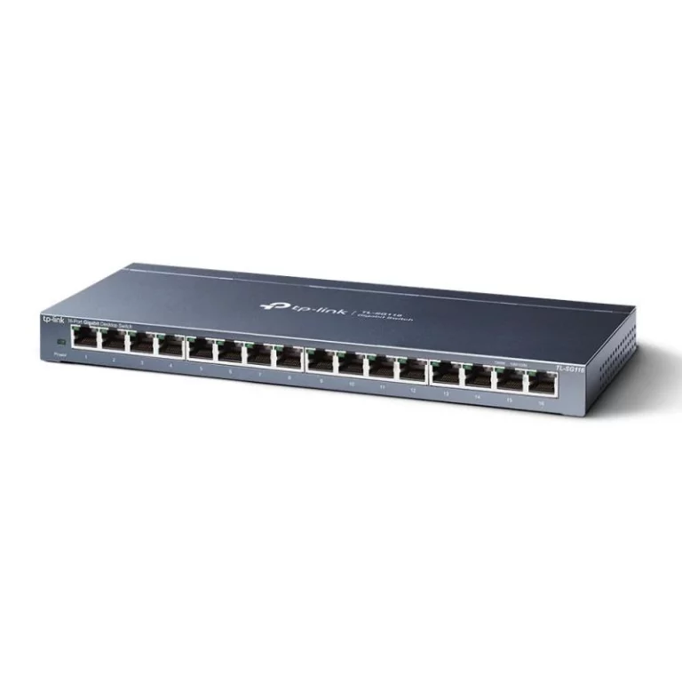 Switch de bureau TP-Link TL-SG116 – 16 ports Gigabit compact et silencieux