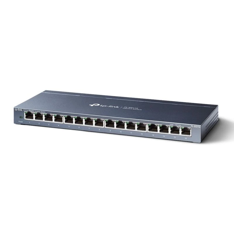 TL-SG116 1 Switch de bureau TP-Link TL-SG116 – 16 ports Gigabit compact et silencieux