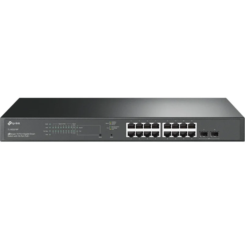 TL-SG2218P TP-Link TL-SG2218P – Switch réseau intelligent 18 ports Gigabit avec 16 PoE+