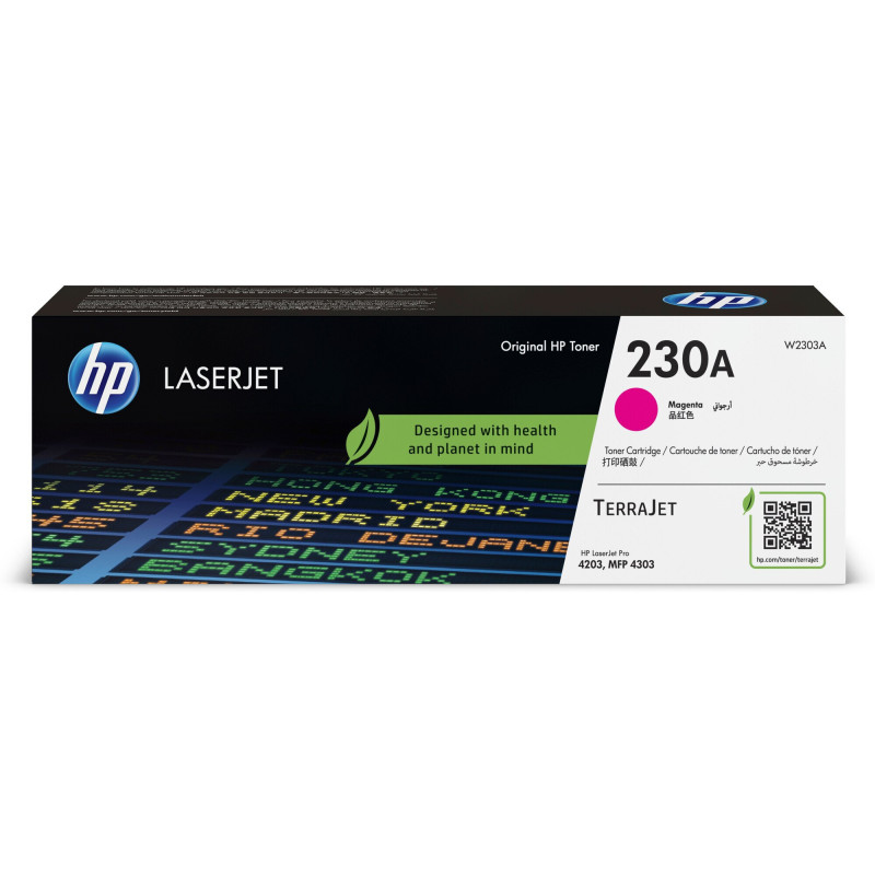 W2303A Toner magenta HP 230A W2303A original pour HP LaserJet Pro 4201 4301