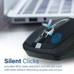 Souris Promate Breeze – Sans Fil, Clic Silencieux, Design Épuré et Confortable – Image 3