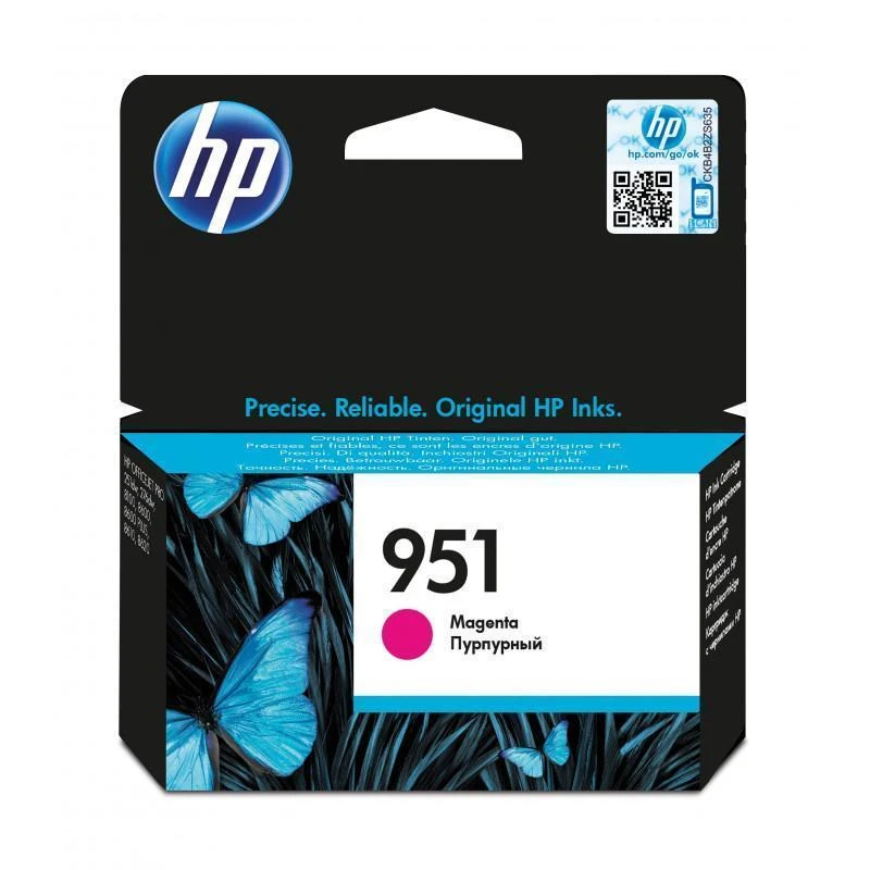 12121-hp-951-magenta-original-ink-cartridge-cartouche-d-encre-rendement-standard-CN051AE-linksolutions-ma HP 951 CN051AE – Cartouche d’encre magenta originale 700 pages