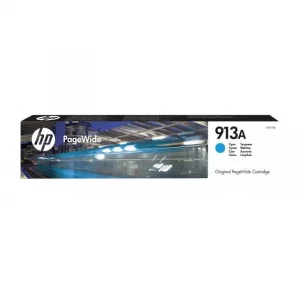 HP 913A Cyan F6T77AE – Cartouche originale 3000 pages