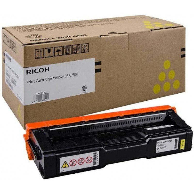 250 YELLOW Cartouche toner Ricoh SP C250 Yellow originale haute capacité