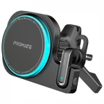 Chargeur voiture Promate MagMount-BT 15W MagSafe avec écouteur Bluetooth ENC intégré