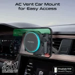 Chargeur Voiture MagMount-BT Promate – Support MagSafe 15W + Écouteur Bluetooth ENC – Image 9
