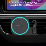 Chargeur Voiture MagMount-BT Promate – Support MagSafe 15W + Écouteur Bluetooth ENC – Image 4