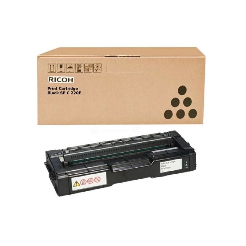 SP C250 Noir Cartouche toner Ricoh SP C250 Noir originale haute capacité