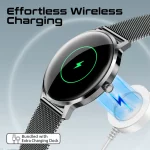 Promate XWatch – Montre Connectée 1,32" AMOLED, Appels Bluetooth, Suivi Santé et Fitness – Image 3
