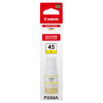 Bouteille d’encre Canon GI-45Y jaune originale 14000 pages