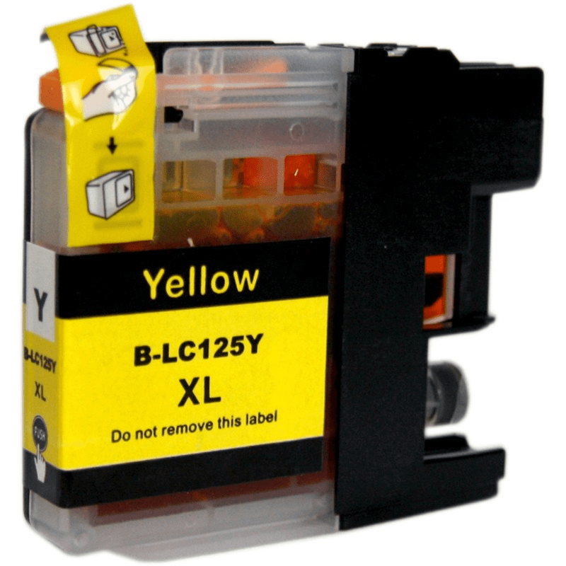 compatible-brother-lc125xl-y-jaune-cartouche-dencre-haute-capacite Cartouche d’encre Brother LC125XL-Y Jaune originale