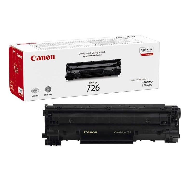consommables-informatique-toner-canon-726-noir-infinytech-reunion Toner Canon 726 Noir original 3483B002AA pour i-SENSYS LBP6200d/6230