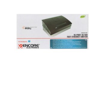 Switch réseau Encore 16 ports Gigabit 10/100/1000 Mbps
