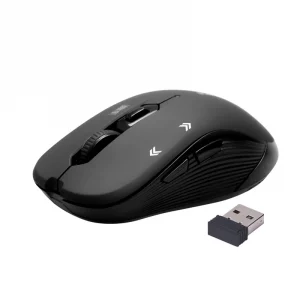 Promate Slider souris sans fil ergonomique vue avant noir