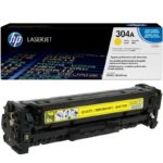 HP 304A Jaune CC532A toner original HP couleur jaune
