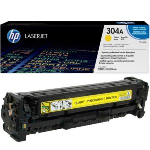 HP 304A Jaune CC532A toner original HP couleur jaune