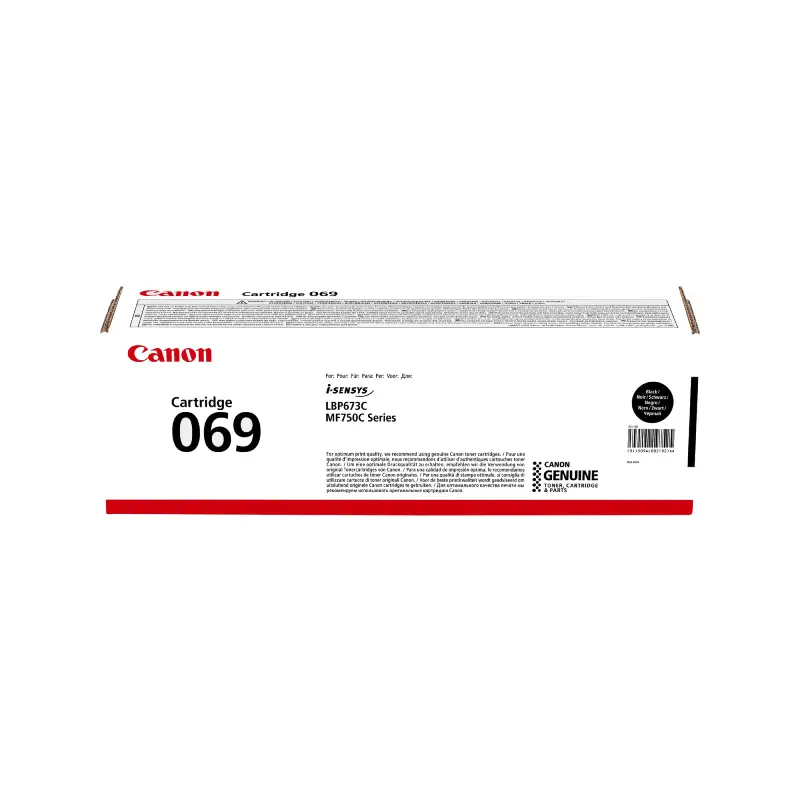 Canon-069-BK-Toner---5094C002-Original---Sort-2100-sider Canon 069 Noir Original (5094C002AA) – Toner Canon Haute Qualité – Image 1