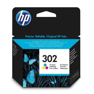 Cartouche d’encre couleur HP 302 authentique F6U65AE