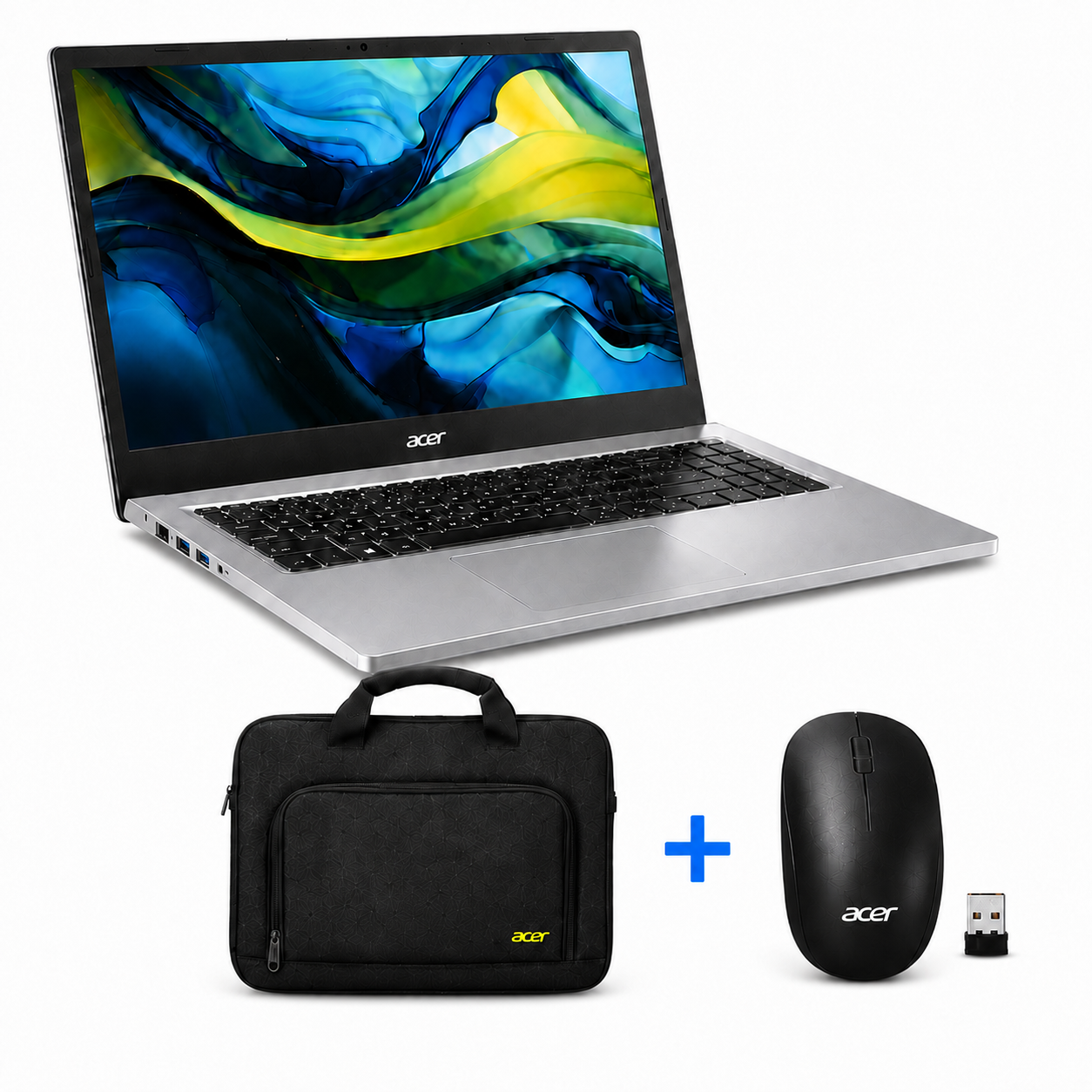 ACER PC ASPIRE I7 ACER PC PORTABLE Aspire Go 15 15.6'' i7-13620H 8Go 512Go SSD Wn11 H (NX.J4GEF.00B) + cartable pc + Souris sans fil – Image 1